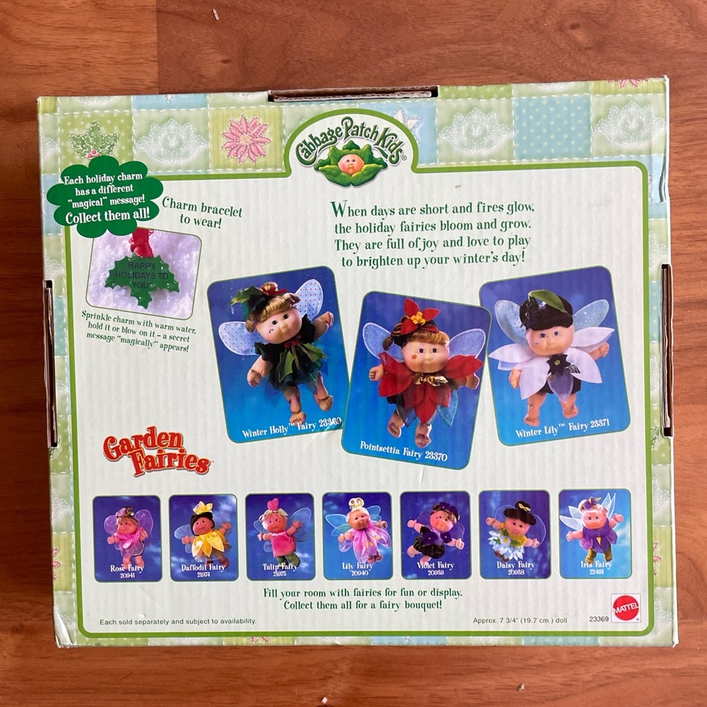 Cabbage Patch kids winter holly garden fairies - Picture 3 of 7